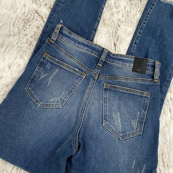 Women Straight Leg Jeans | HALE Jeans Size 25 | High Rise Straight Leg Jeans - Picture 5 of 14
